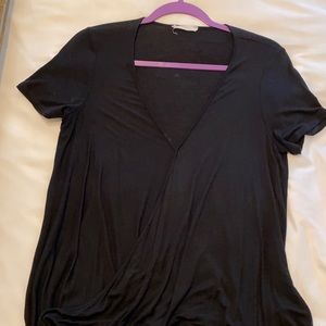 Nordstrom Lush Black Blouse